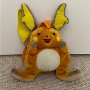 Pokemon backpack and plush